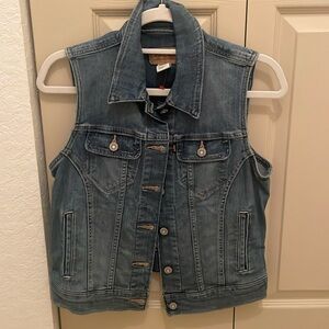 Levi's Blue Denim Vest